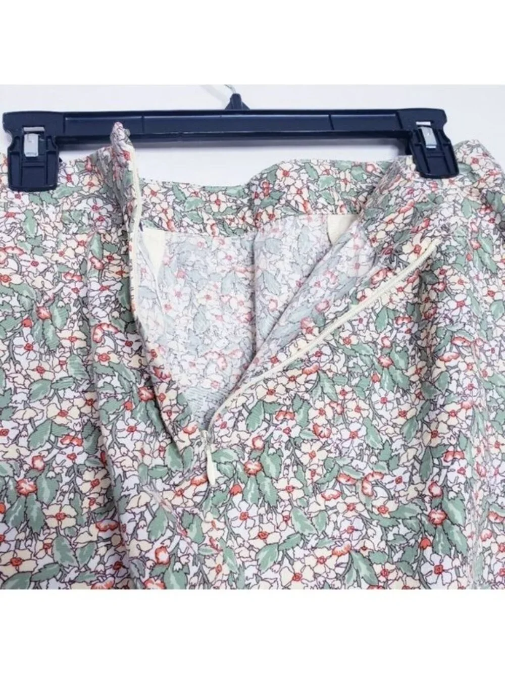 American Eagle Retro Stretch Floral Vintage Mini Skirt Pockets Women's Size 6